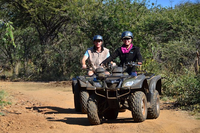 1 Hour Quad Biking Nature Trail at Sun City - Getting comfortable on the quad bike