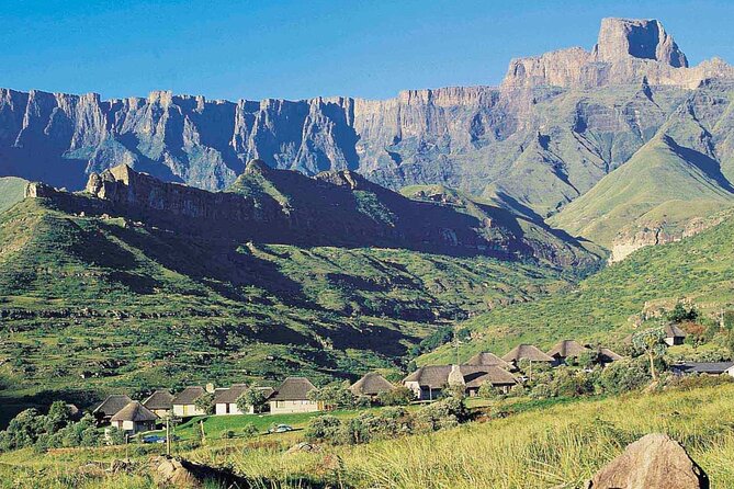 2 Day Drakensberg Mountains & Tala Game Reserve Tour From Durban - Monks Cowl Camp and the five-hour mountain hike