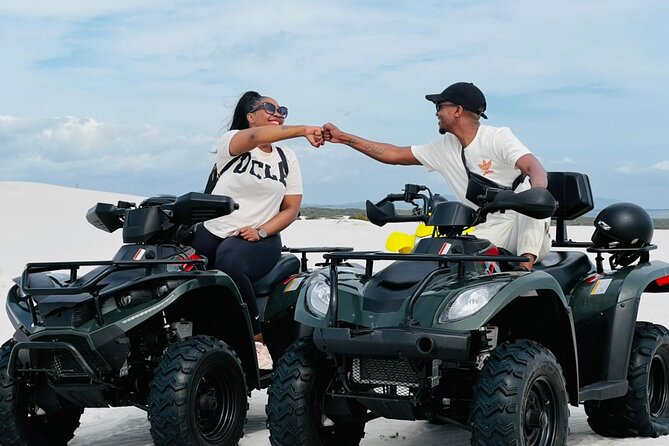 30 minutes Quad Biking, FREE Sandboarding and Content Creation - Free sandboarding, with one important extra fee