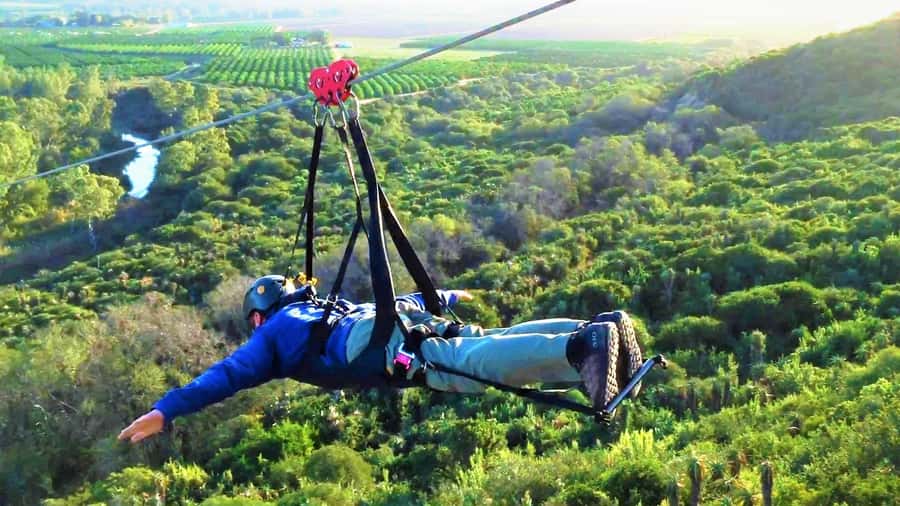 Adrenalin Addo Adventure Park: Superman Zipline - Reaching Adrenalin Addo from Port Elizabeth