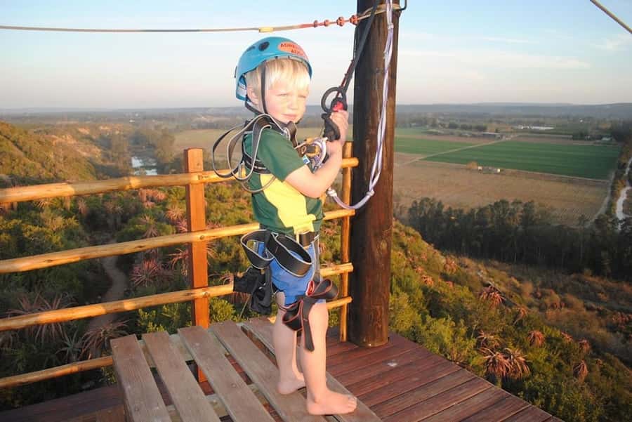 Adrenalin Addo Adventure Park: Zip Line and Giant Swing - What the 500-meter double zip line feels like