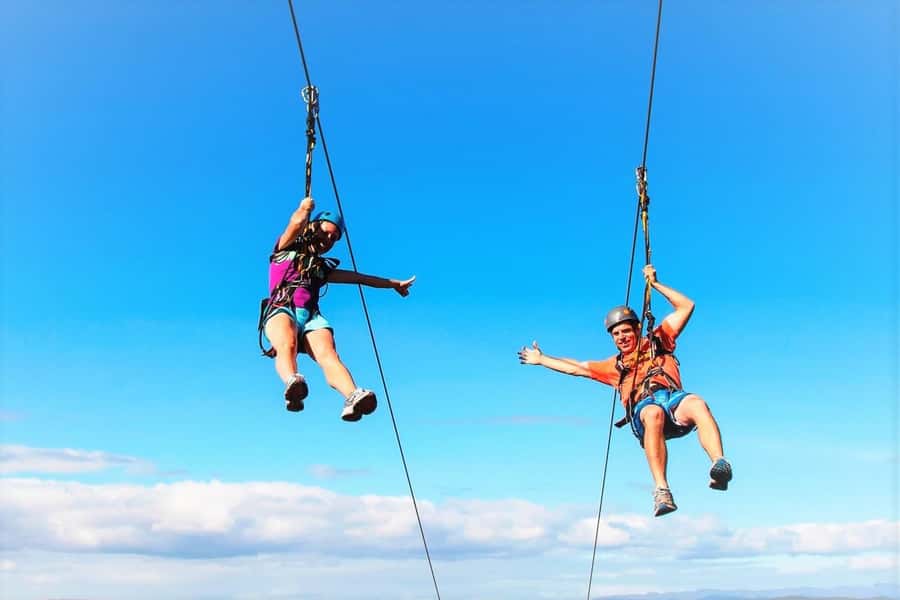 Adrenalin Addo Adventure Park: Zip Line and Giant Swing - The giant swing drops from 18 meters