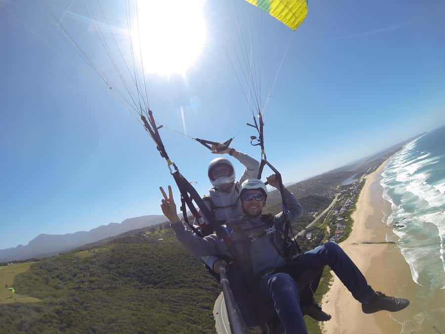 Adventure Tandem Paragliding Flight - Who Will Enjoy This Most?