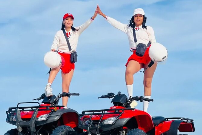 AFFORDABLE Quad Biking Atlantis Dunes+ PHOTOS - Getting equipped for the ride