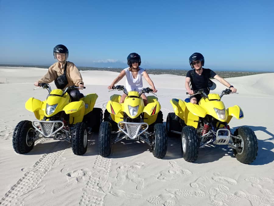 ATLANTIS DUNES-CAPE TOWN: ATV ADVENTURE & PHOTO SESSION - Riding into the white Atlantis Dunes
