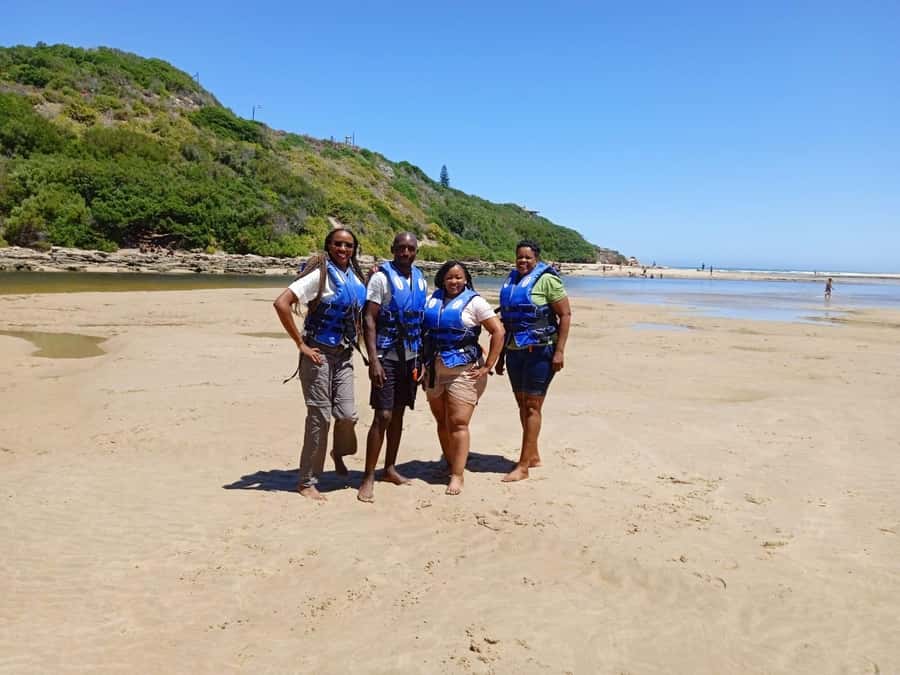 CANOEING IN SEDGEFIELD AT OYSTERS EDGE, GARDEN ROUTE - Starting at Oysters Edge in Sedgefield