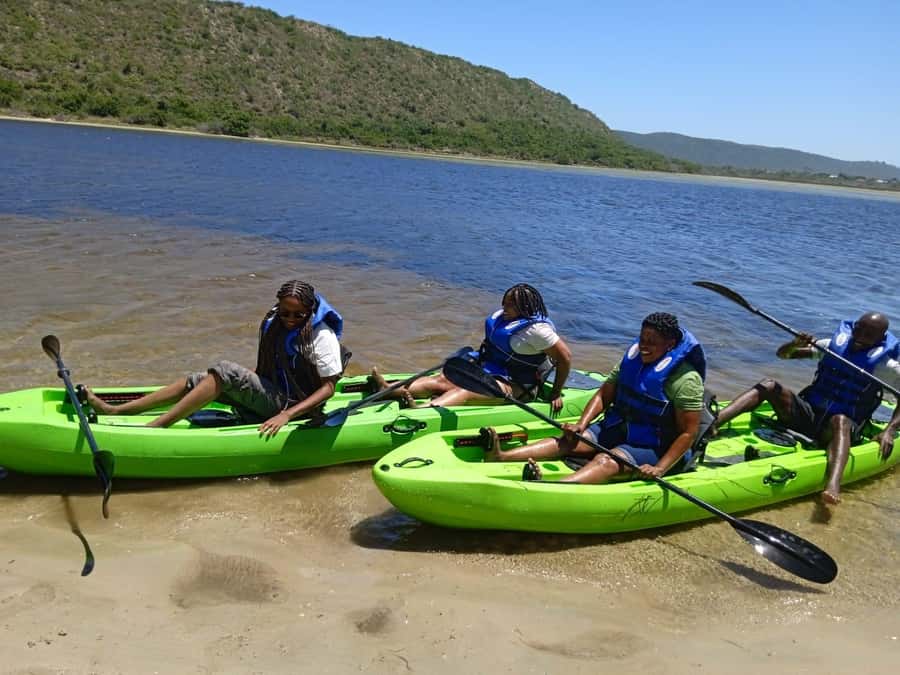 CANOEING IN SEDGEFIELD AT OYSTERS EDGE, GARDEN ROUTE - The Drink at Oysters Edge Restaurant