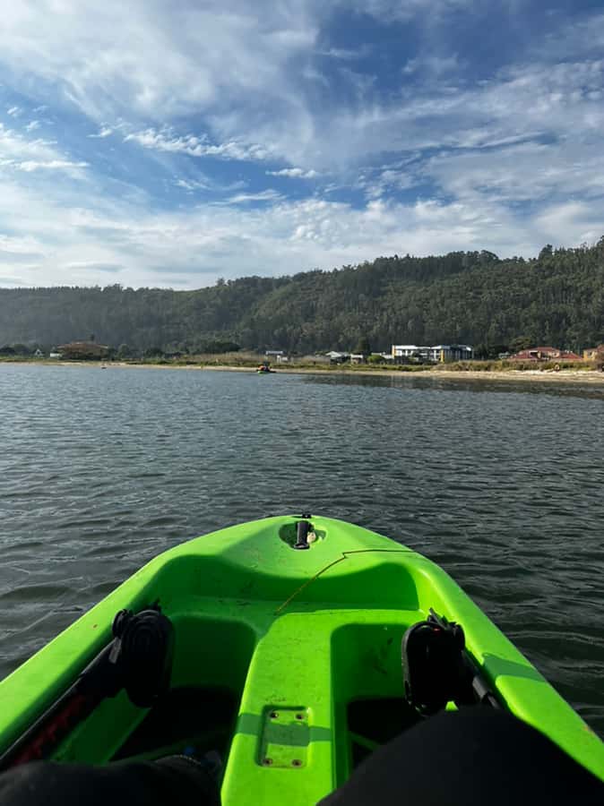 CANOEING IN SEDGEFIELD AT OYSTERS EDGE, GARDEN ROUTE - Getting Comfortable on the Lagoon