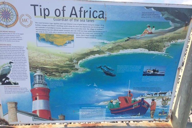 Cape Agulhas,, Where the 2 oceans meet - Somerset West and the optional Cheetah Outreach stop