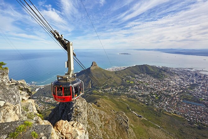 Cape of Good Hope, Table Mountain & Penguins Private Tour from Cape Town - Reaching the top of Table Mountain