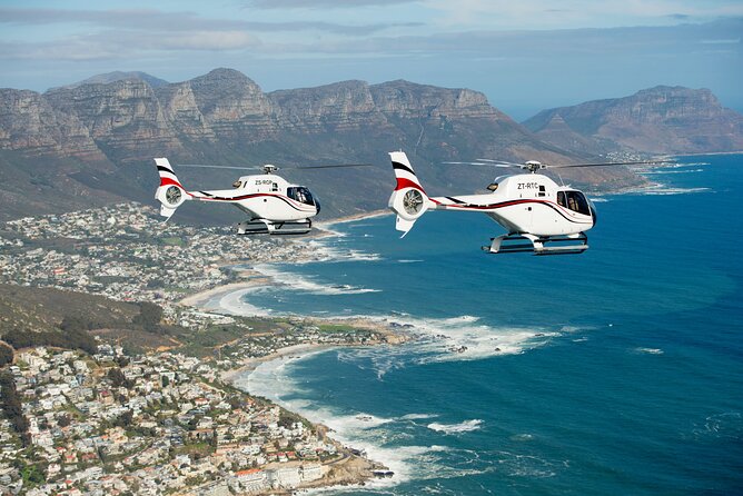 Cape Town: 25min Helicopter Flight with Complimentary Boat Cruise - Starting at the V&A Waterfront helipad