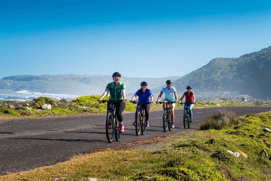 Cape Town: 9-hour Cape Point Private Guided Cycling Tour - Boulders Beach and the African penguin colony