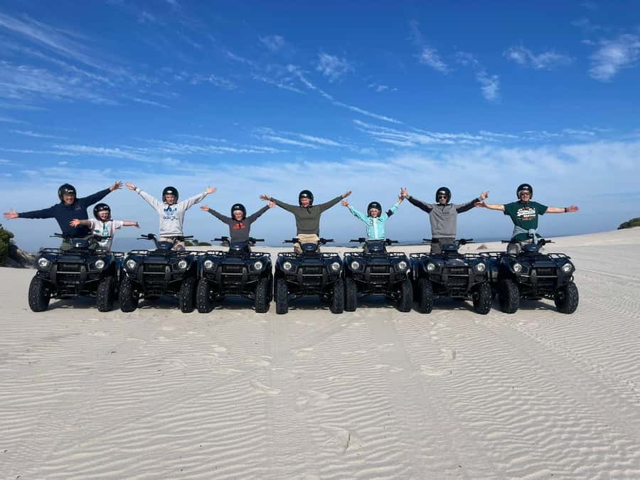 Cape Town: Atlantis Dunes Quad Bike & Free Sandboarding Tour - The safety briefing before the engines start