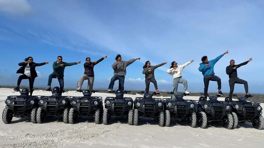 Cape Town: Atlantis Dunes Quad Biking Return Transfer - Getting ready for the quad bike