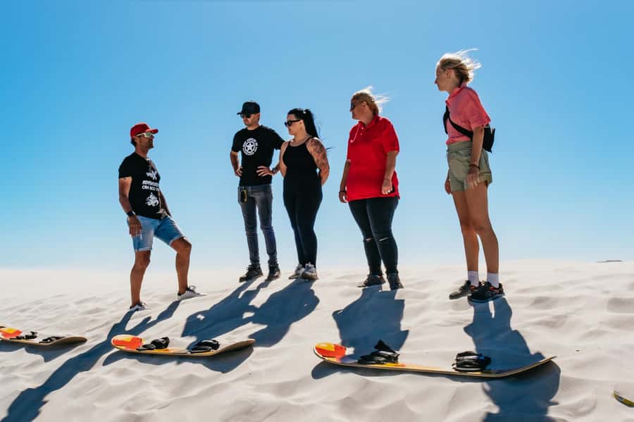 Cape Town: Atlantis White Sand Dunes Sandboarding Adventure - Organization, timing, and the shared-group format
