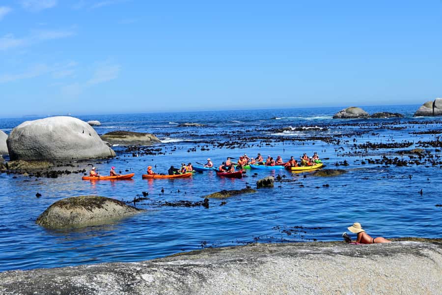 Cape Town: Guided Kayak Tour of Clifton Beaches & The Coast - Maiden’s Cove, kelp, and rock pools