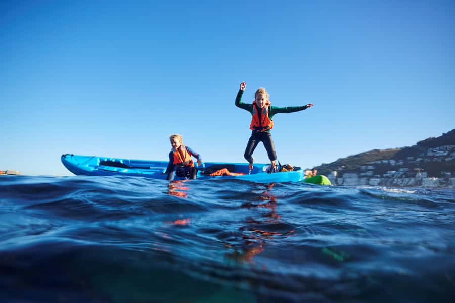 Cape Town: Guided Kayak Tour of Clifton Beaches & The Coast - Looking for seals near Clifton 4th Beach