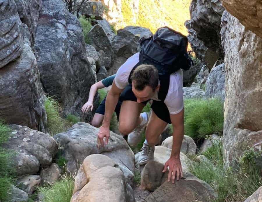 Cape Town: Half-Day India Venster Hike on Table Mountain - The B-grade scramble and the final push