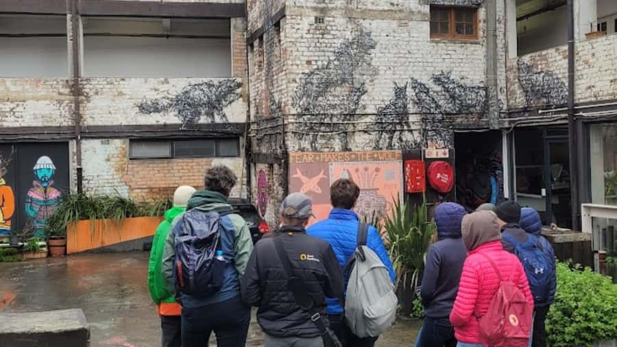 Cape Town: Inspiring sustainable change through Street Art - Starting the 150-minute walk through public art