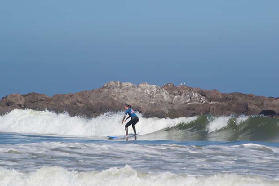 Cape Town:Learn to surf with the best view of Table Mountain - What the open group feels like
