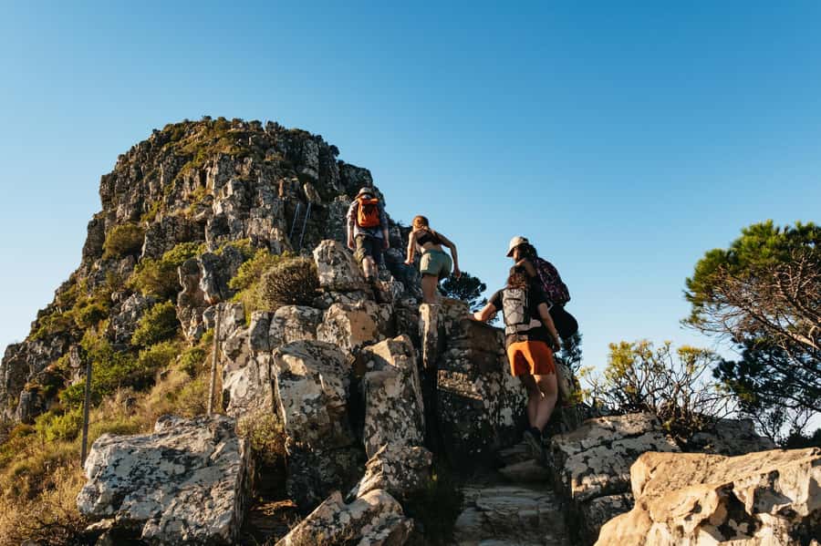 Cape Town: Lion's Head Guided Hike at Sunset - Sunset, city lights, and the walk down