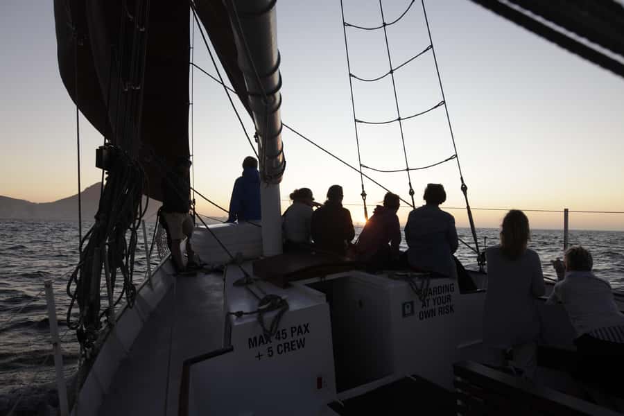 Cape Town: New Year's Eve Fireworks Cruise - Leaving the V&A Waterfront for Granger Bay