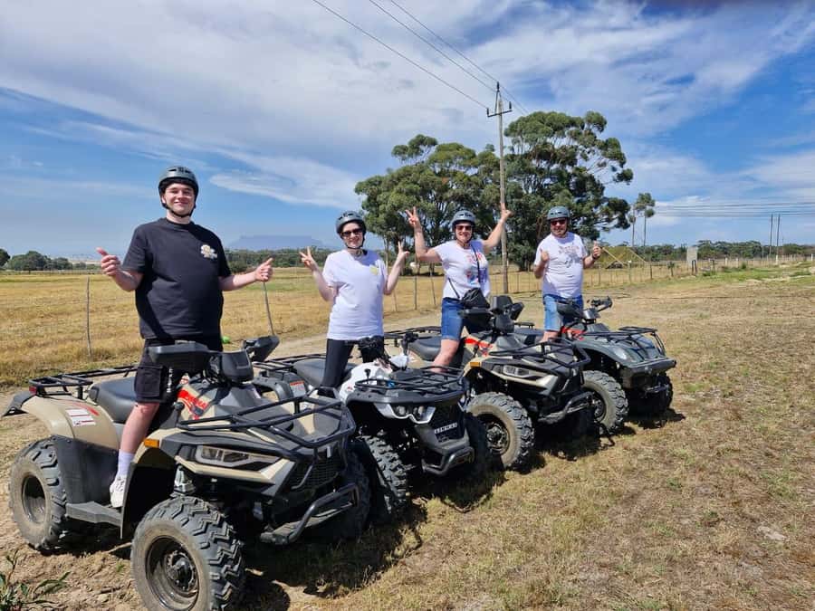 CAPE TOWN: OSTRICH RANCH QUAD BIKE RIDE & OSTRICH TOUR - Timing and the two-hour promise