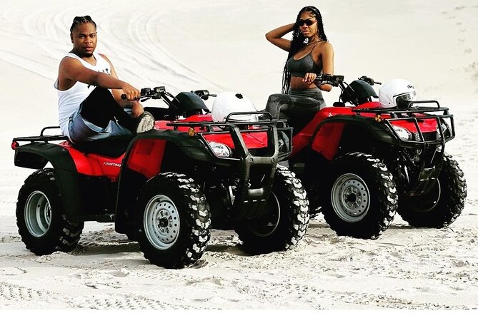 Cape Town Quad Biking Atlantis Sand Dunes - Riding across the bright Atlantis Dunes
