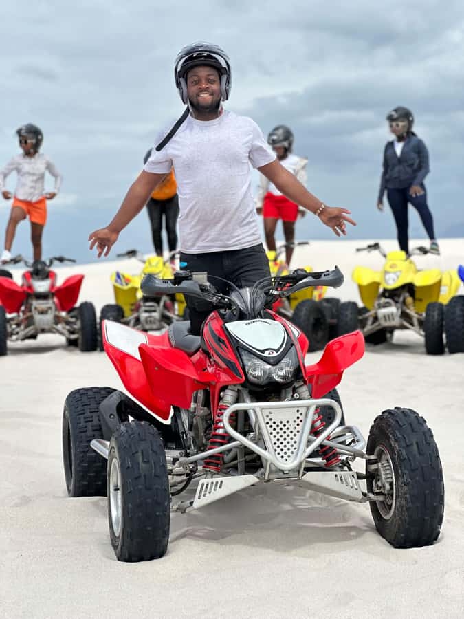 Cape Town Sand Dunes ATV Quad bike tour & PHOTOS - Around 50 minutes on the Atlantis Dunes