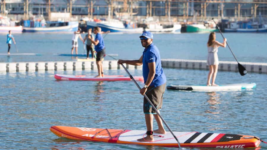Cape Town: Stand-up Paddleboard Experience - Paddling Through Calm Waterfront Canals