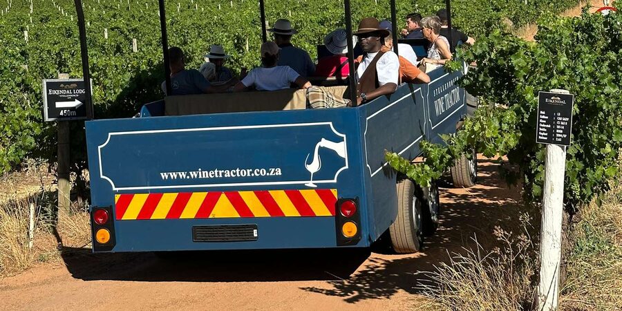 Cape Town: Stellenbosch Hop-On Hop-Off Tractor Transfer - Value at $24 per person