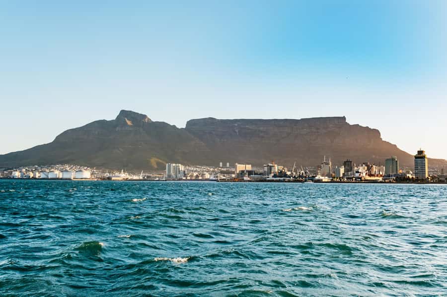 Cape Town: Sunset Catamaran Cruise on Table Bay with Bubbles - Sailing back to a glowing Waterfront