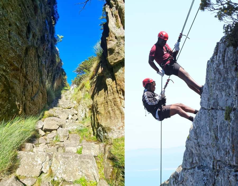 Cape Town: Table Mountain Abseil and Hike - Starting on Tafelberg Road