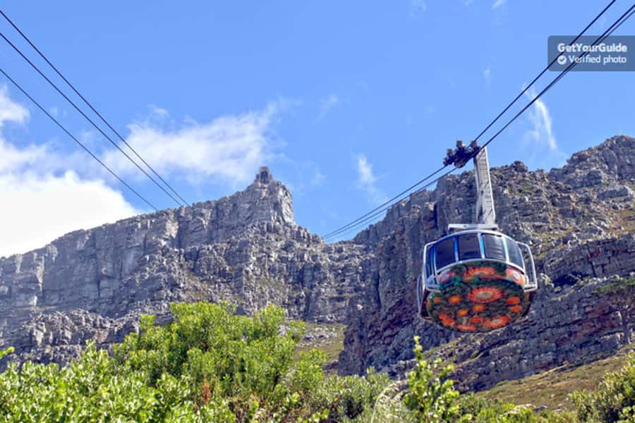 Cape Town: Table Mountain Cable Car, Hop-On Hop-Off Bus Tour - Reaching Table Mountain by cable car