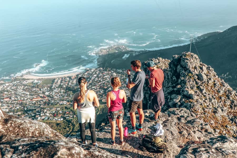 Cape Town: Table Mountain Hike via India Venster - The slow climb and the first views