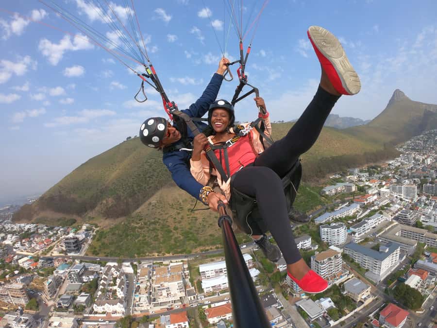 Cape Town: Tandem Paragliding Flight with the Experts - Taking Off Above Cape Town