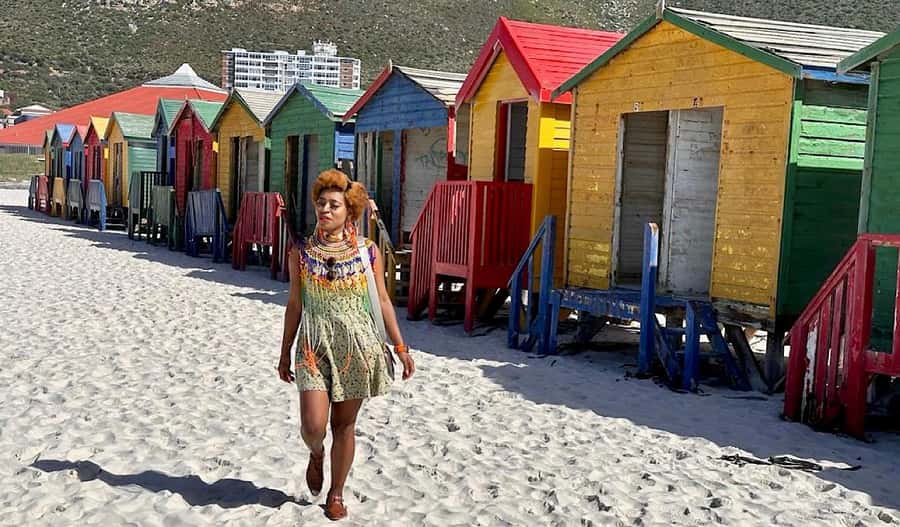 Cape Town: The Cape Point Instagram Small Group Tour - St. James Beach finishes with color