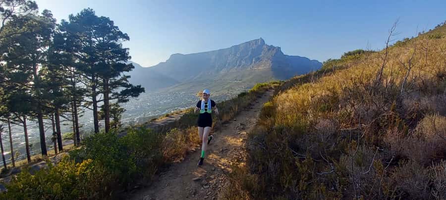 Cape Town: Trail Run Lion's Head and Signal Hill Morning - Signal Hill brings the first big panorama