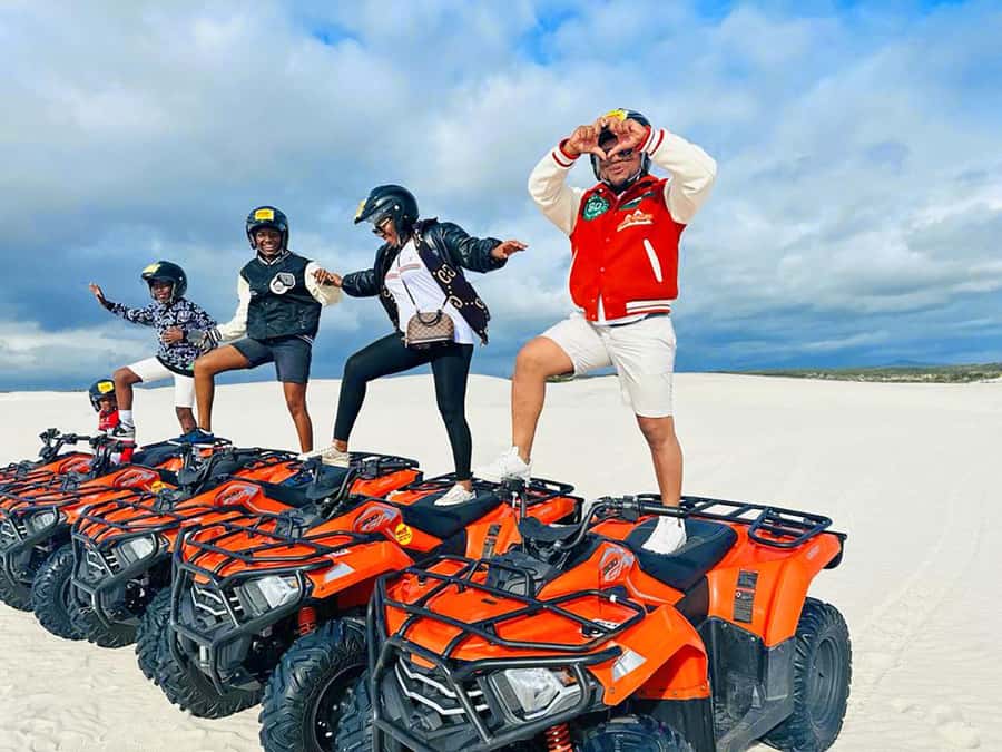 Cape Town: WILDX Atlantis Quad Dune Adventure and Photo Stop - Getting comfortable on the automatic quad bike
