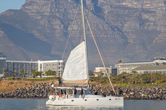 Catamaran Cruise in Cape Town - Table Mountain and the Twelve Apostles from offshore