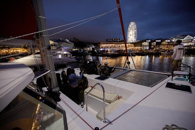 Catamaran Sunset Champagne Cruise Cape Town - Sparkling wine, soft drinks, and the cash bar