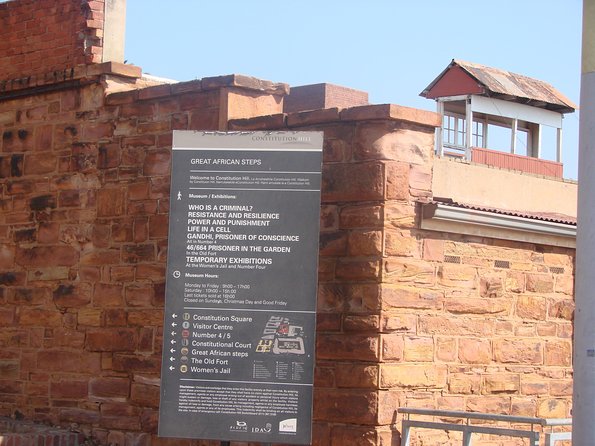 Constitution Hill And Apartheid Museum Combined - Starting at Constitution Hill’s prison and fort