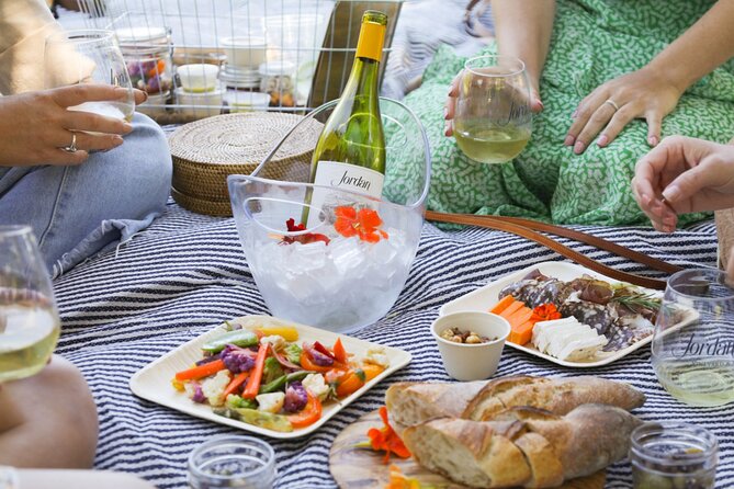 De-Alcoholized Wine Tasting - Jordan Wine Estate turns tasting into a private picnic