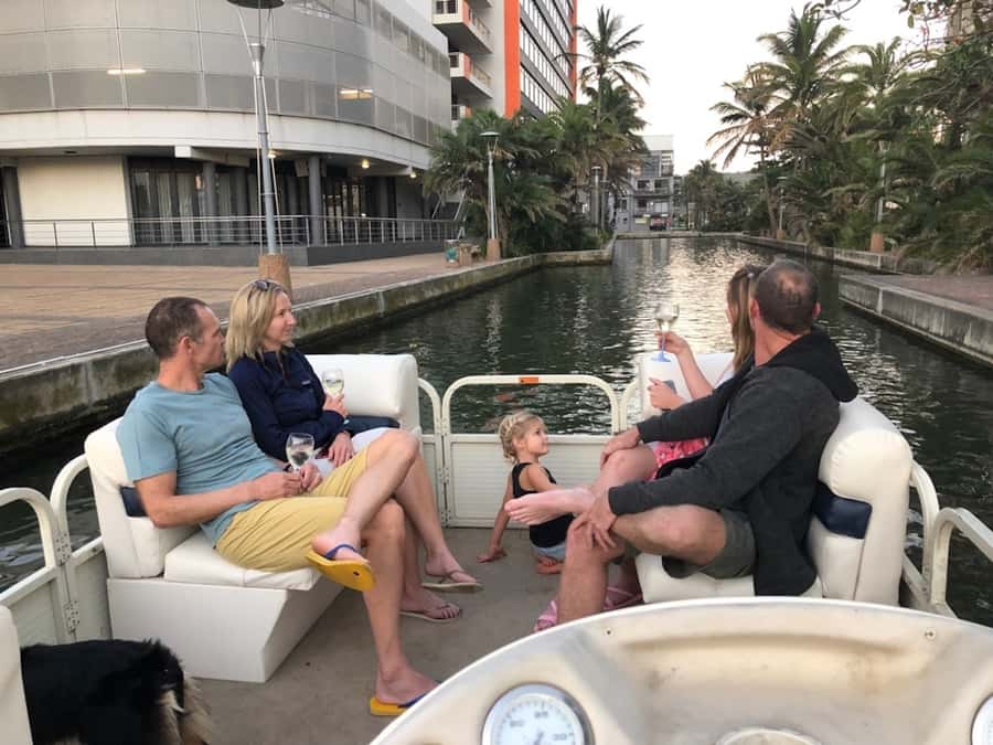 Durban Point Waterfront: Luxury Canal Boat Cruise - The first canal views