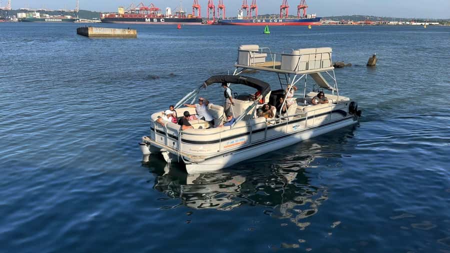 Durban: Pontoon Boat Harbor Cruise - Meeting at 14 Boatmans Road