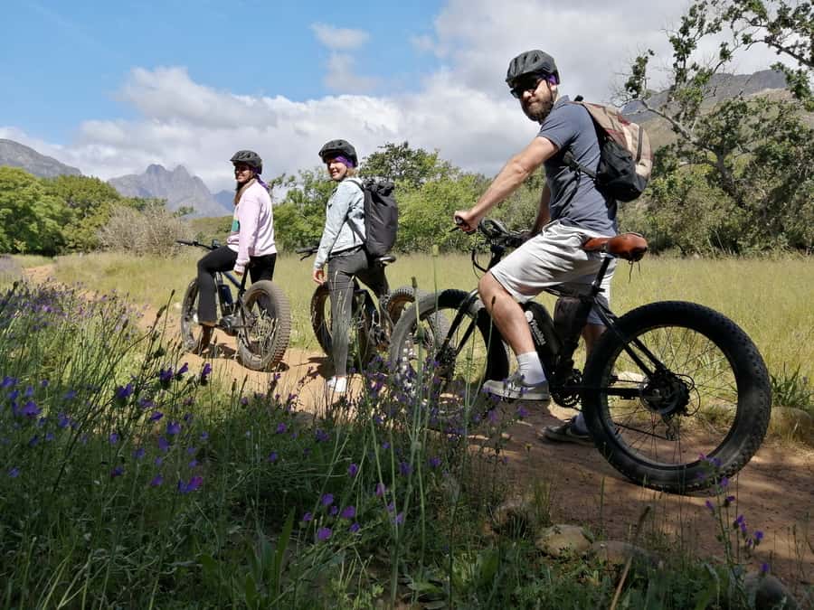 E-Bike & Hike Jonkershoek - Starting beside Lanzerac Hotel
