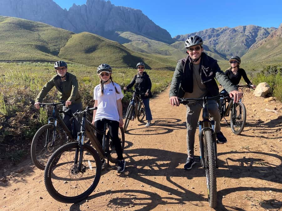 E-Bike & Hike Jonkershoek - Fynbos, sugar birds, and mountain views