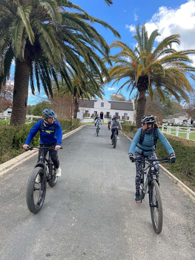 E-Bike Stellenbosch Winelands - Full Day Private Tour - Boschendal brings food and breathing room