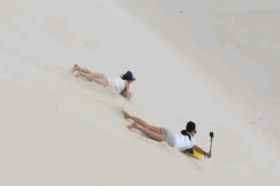 Explore Atlantis Sand Dunes with a 1hour 30mins sandboarding tour