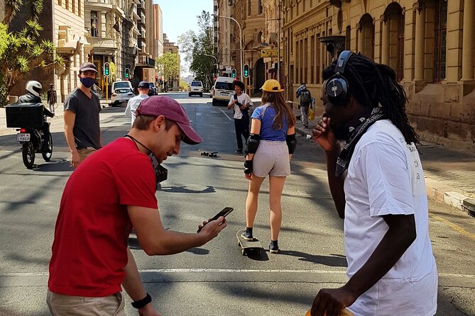 Exploring Johannesburg through Skateboarding - incl. skate lesson for beginners! - Gandhi Square and the Johannesburg of Gandhi’s years